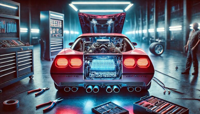 1992 Corvette Remover Tail Lights For LED Load Resistor